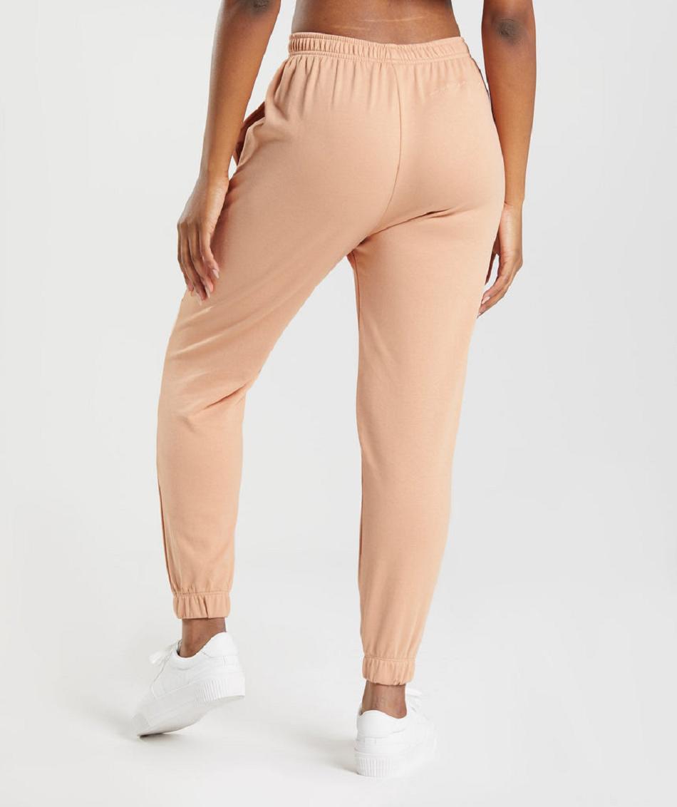 Spodnie Do Biegania Damskie Gymshark Whitney Loose Beżowe | PL 2191JPQ